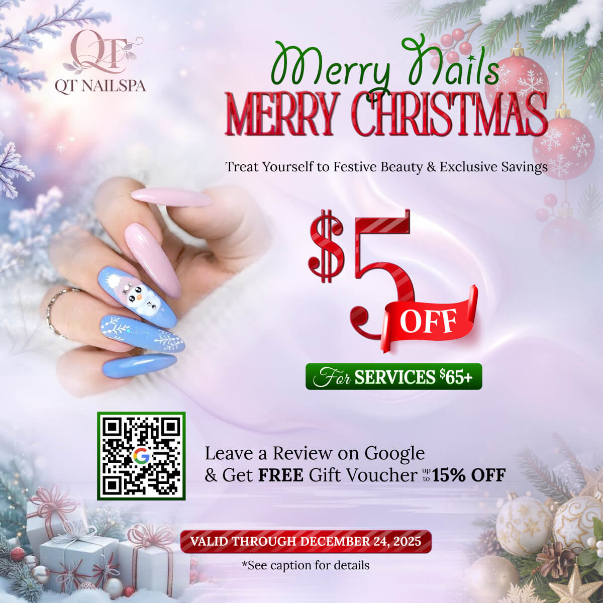 🎉 QT Nail Spa - Promotions! 🎉